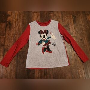 Mickey and Minnie Mouse PJ Tops size Medium